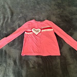 Girls long sleeve graphic tee